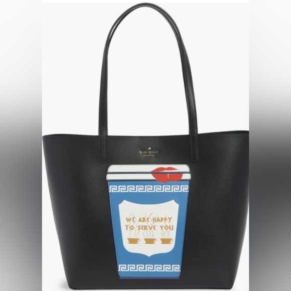 kate spade Handbags - Kate Spade Black Tote "We Are Happy To Serve You"